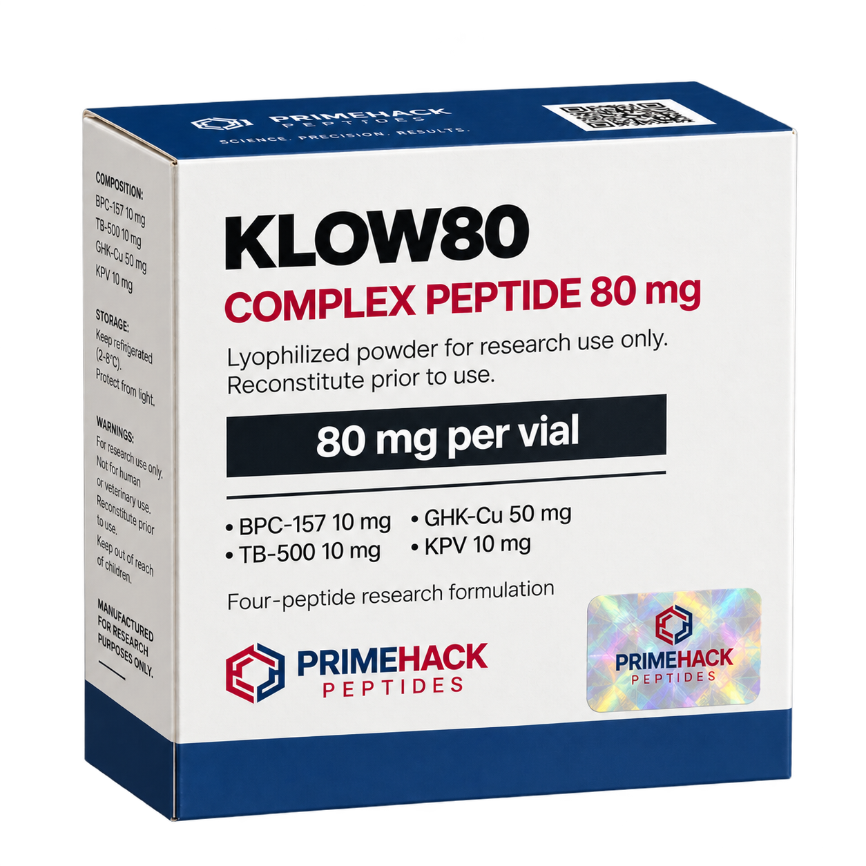 Caja de KLOW80 80 mg PrimeHack Peptides